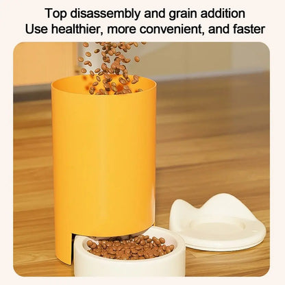 Detachable Cat Water Dispenser  Auto Feeder - Large Capacity Pet Feeding Tool - ZOOMNSTORE