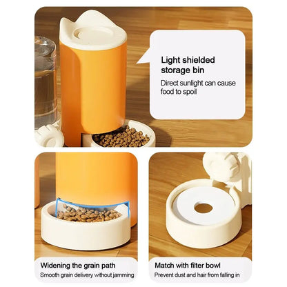 Detachable Cat Water Dispenser  Auto Feeder - Large Capacity Pet Feeding Tool - ZOOMNSTORE