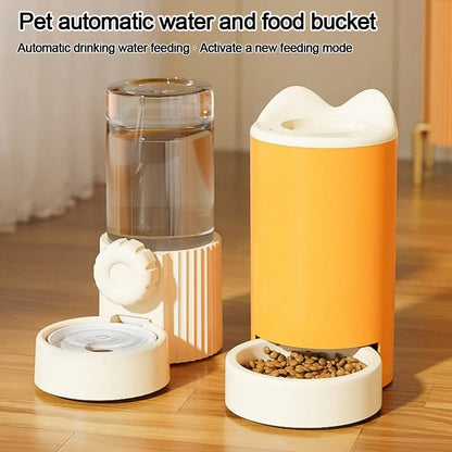 Detachable Cat Water Dispenser  Auto Feeder - Large Capacity Pet Feeding Tool - ZOOMNSTORE