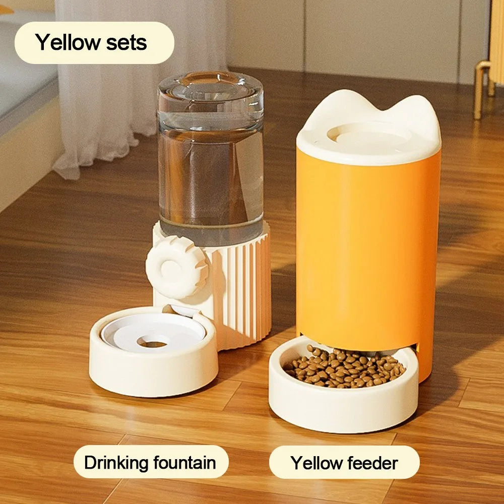 Detachable Cat Water Dispenser  Auto Feeder - Large Capacity Pet Feeding Tool - ZOOMNSTORE