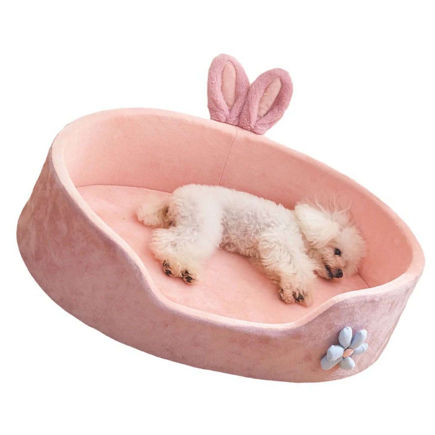 Detachable Pet Bed – Washable Dog Bed with Removable Cover, Soft Cozy Cat Sleeping Spot - ZOOMNSTORE