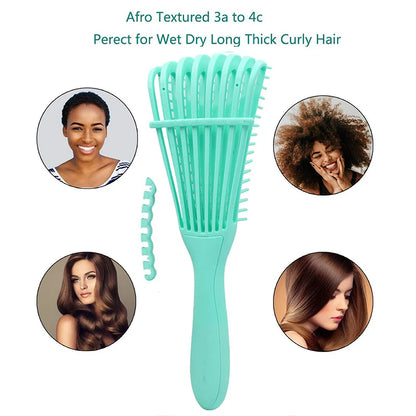 Detangling Hair Brush - Scalp Massage Comb for Curly  Thick Hair - ZOOMNSTORE
