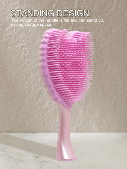Detangling Hairbrush Comb - Mini Angel Anti Static Hair Brush for Women Massage - ZOOMNSTORE