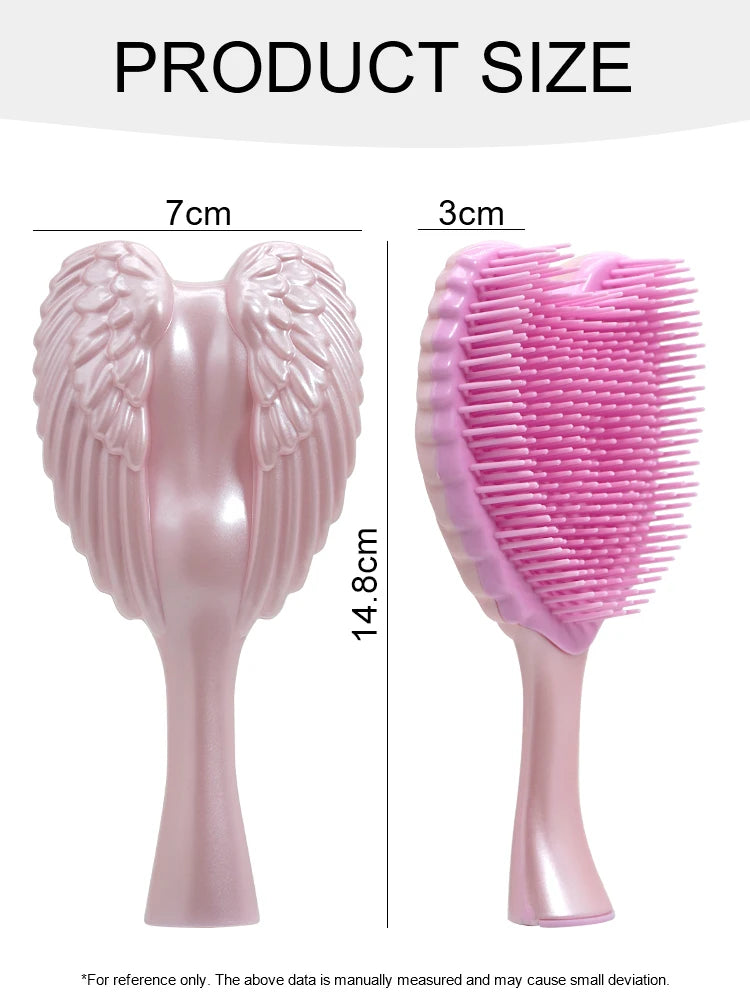 Detangling Hairbrush Comb - Mini Angel Anti Static Hair Brush for Women Massage - ZOOMNSTORE