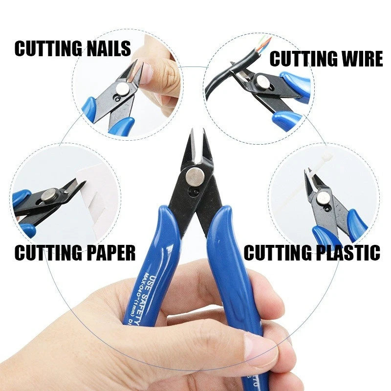 Carbon Steel Diagonal Pliers - Electrical Wire Cable Cutters  Snips - ZOOMNSTORE