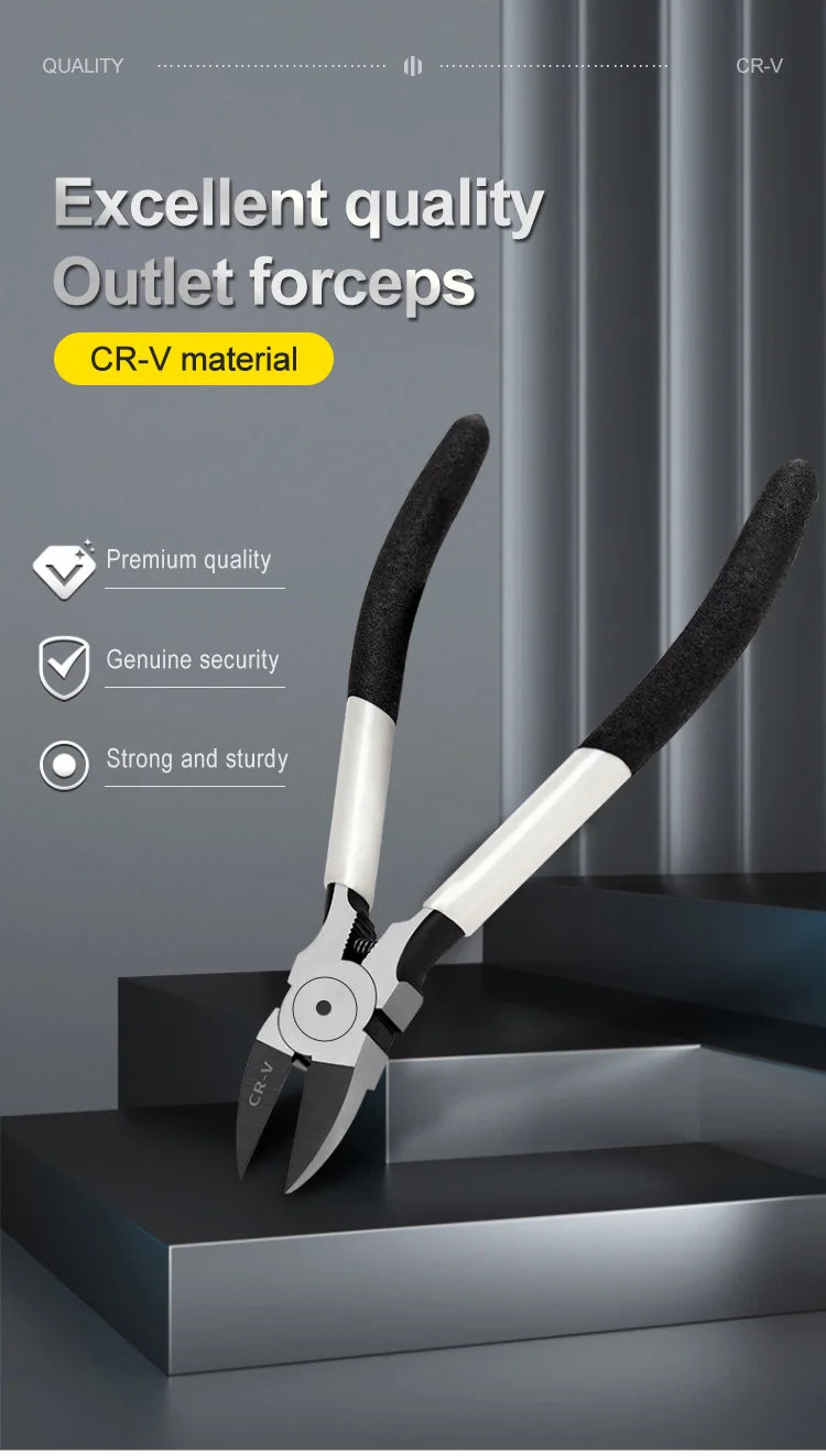 Mini Diagonal Pliers - 56 Inch Cr-V Plastic Side Cutter for DIY Repair - ZOOMNSTORE