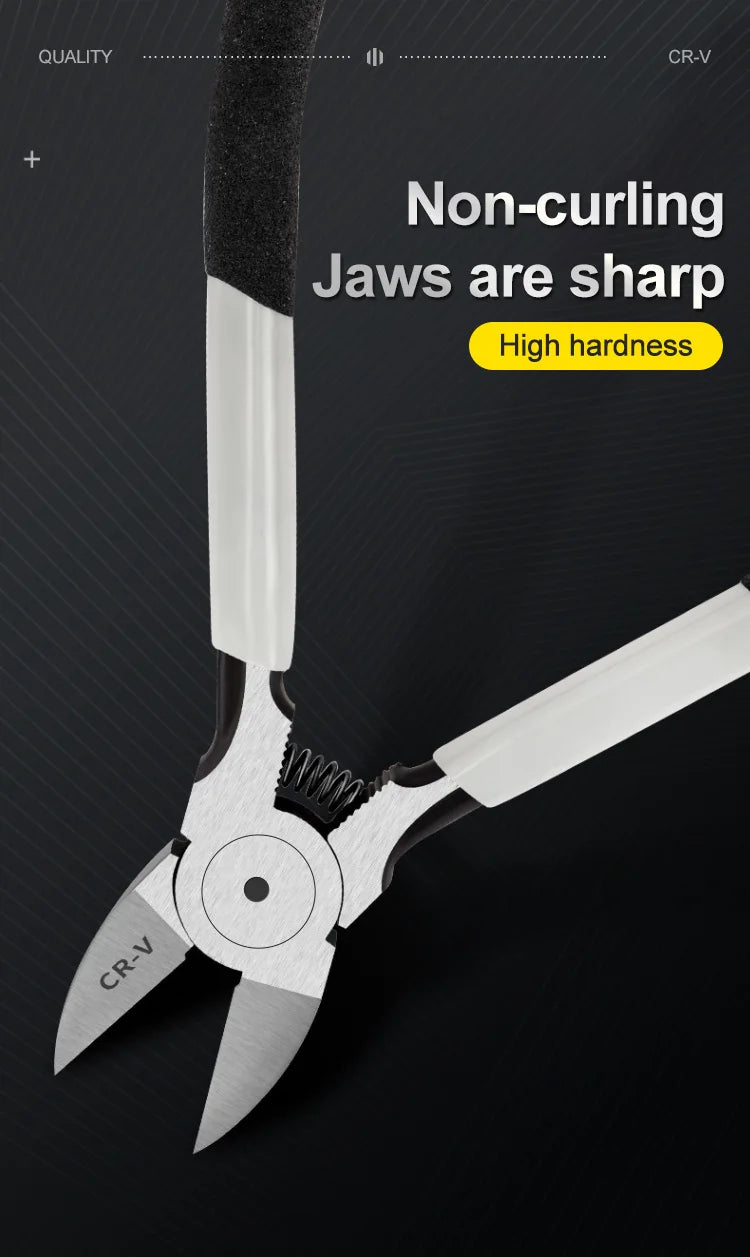 Mini Diagonal Pliers - 56 Inch Cr-V Plastic Side Cutter for DIY Repair - ZOOMNSTORE