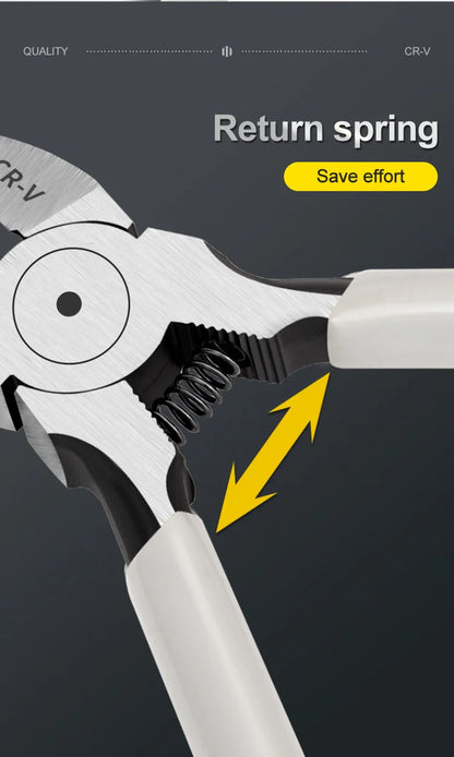 Mini Diagonal Pliers - 56 Inch Cr-V Plastic Side Cutter for DIY Repair - ZOOMNSTORE