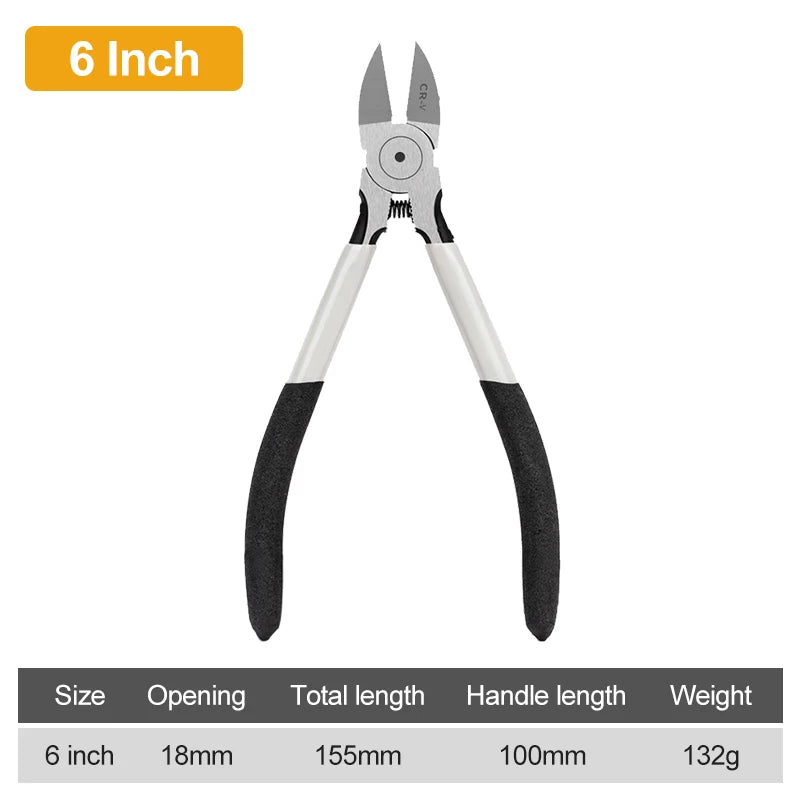 Mini Diagonal Pliers - 56 Inch Cr-V Plastic Side Cutter for DIY Repair - ZOOMNSTORE