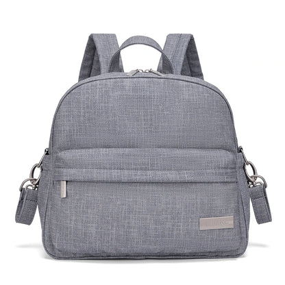 Soboba Stylish Diaper Backpack for Women Solid Fashion Waterproof Large Capacity Multi-funcional Nappy Changing Bag with 2 Strap - ZOOMNSTORE