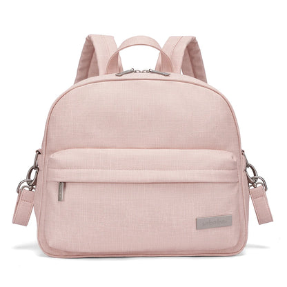 Soboba Stylish Diaper Backpack for Women Solid Fashion Waterproof Large Capacity Multi-funcional Nappy Changing Bag with 2 Strap - ZOOMNSTORE