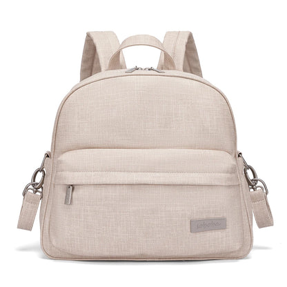 Soboba Stylish Diaper Backpack for Women Solid Fashion Waterproof Large Capacity Multi-funcional Nappy Changing Bag with 2 Strap - ZOOMNSTORE