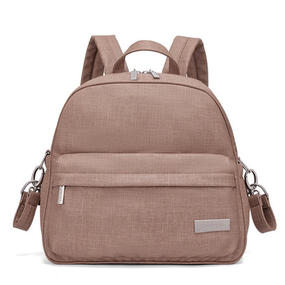 Soboba Stylish Diaper Backpack for Women Solid Fashion Waterproof Large Capacity Multi-funcional Nappy Changing Bag with 2 Strap - ZOOMNSTORE