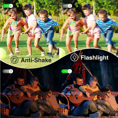 HD 1080P Compact Digital Camera - 44MP Rechargeable Camera with 16x Zoom for Kids  Beginners - ZOOMNSTORE