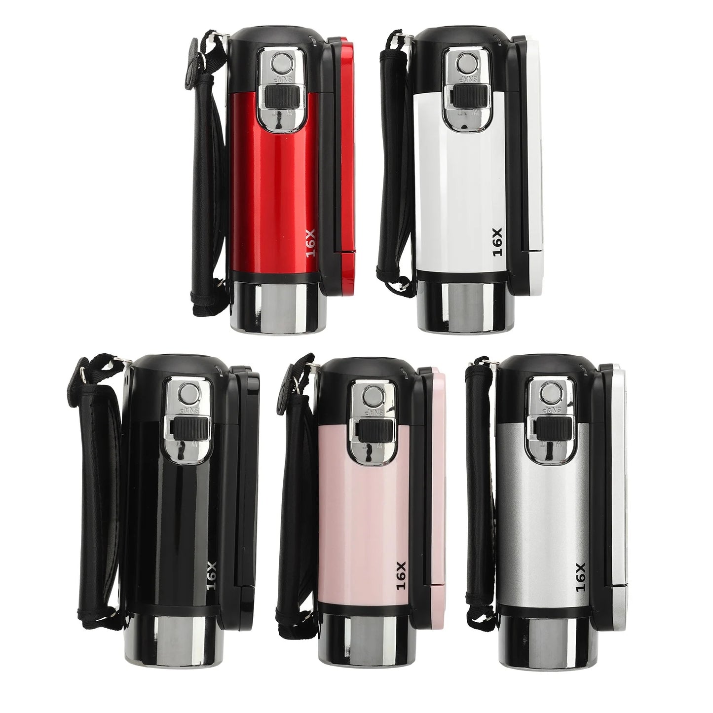 D90 1080P 16MP Digital Camera - 16X Zoom Camcorder with Rotatable Screen and Fill Light - ZOOMNSTORE