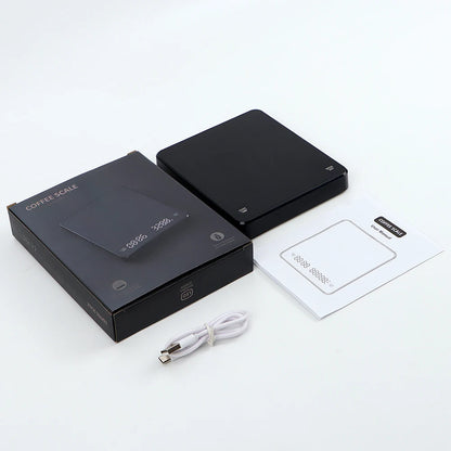 Digital Coffee Scale - High Precision 0.1g Accuracy Kitchen Weighing Scale with Timer - ZOOMNSTORE