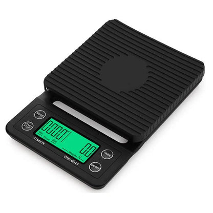 Digital Coffee Scale – Precision Coffee Scale With Timer, Measures Up To 5kg ABS Plastic - ZOOMNSTORE