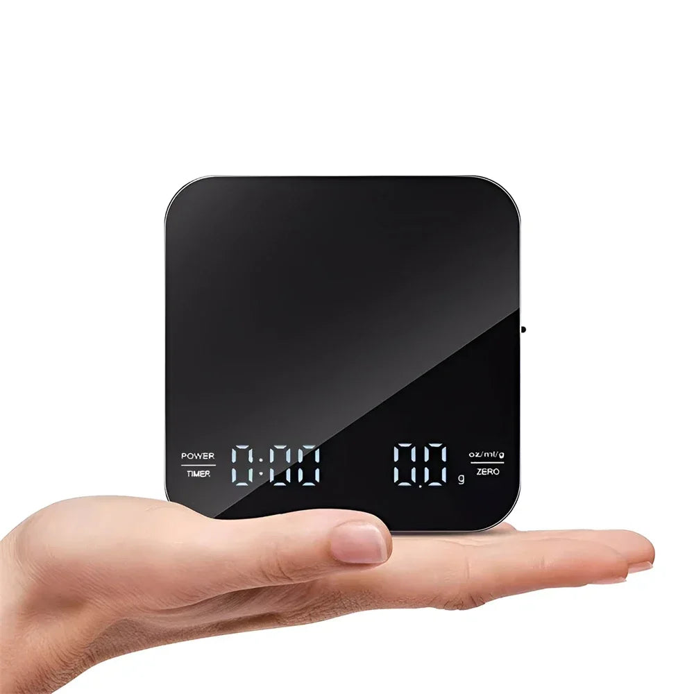 Digital Coffee Scale – Precision Coffee Scale with Timer & Silicone Pad USB Charging - ZOOMNSTORE