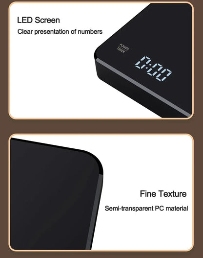 Digital Coffee Scale – Precision Coffee Scale with Timer & Silicone Pad USB Charging - ZOOMNSTORE