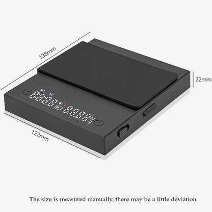 Digital Coffee Scale - Rechargeable Espresso Scale 2kg Capacity with Timer - ZOOMNSTORE
