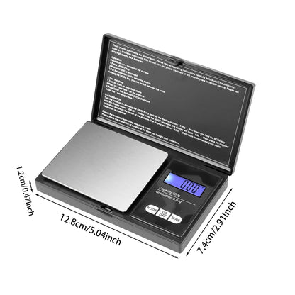 Digital Jewelry Scale - Portable 0.01g Electronic Stainless Steel Pocket Scale - ZOOMNSTORE