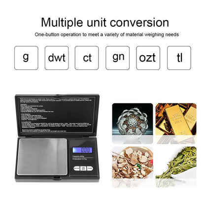 Digital Jewelry Scale - Portable 0.01g Electronic Stainless Steel Pocket Scale - ZOOMNSTORE