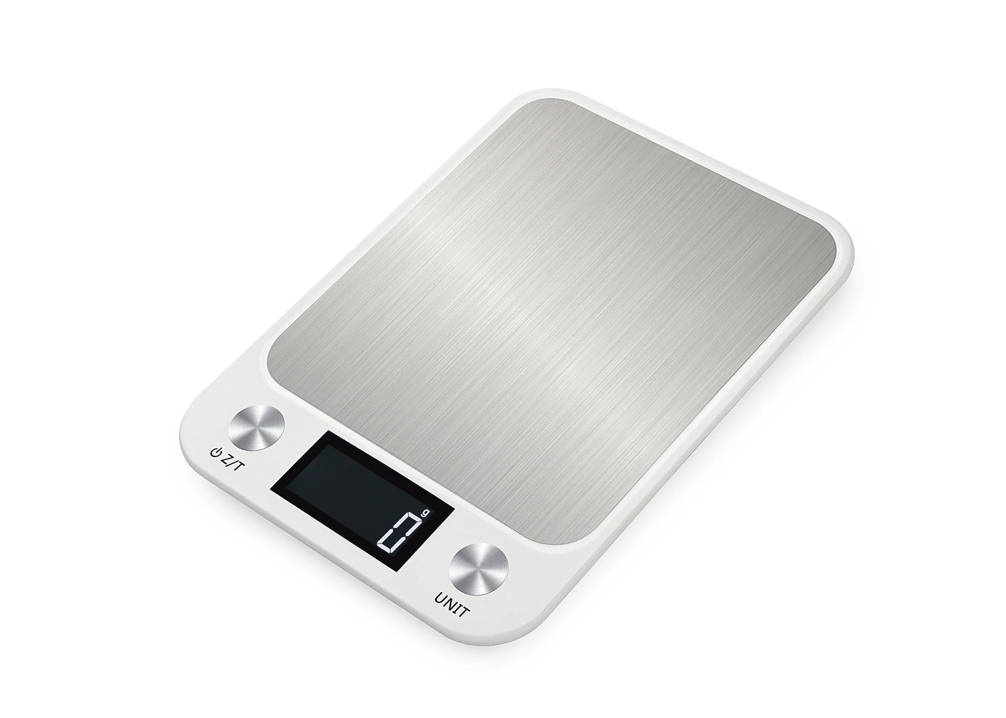 Digital Kitchen Scale - 15kg Stainless Steel Food Weighing Scale with LED Display - ZOOMNSTORE