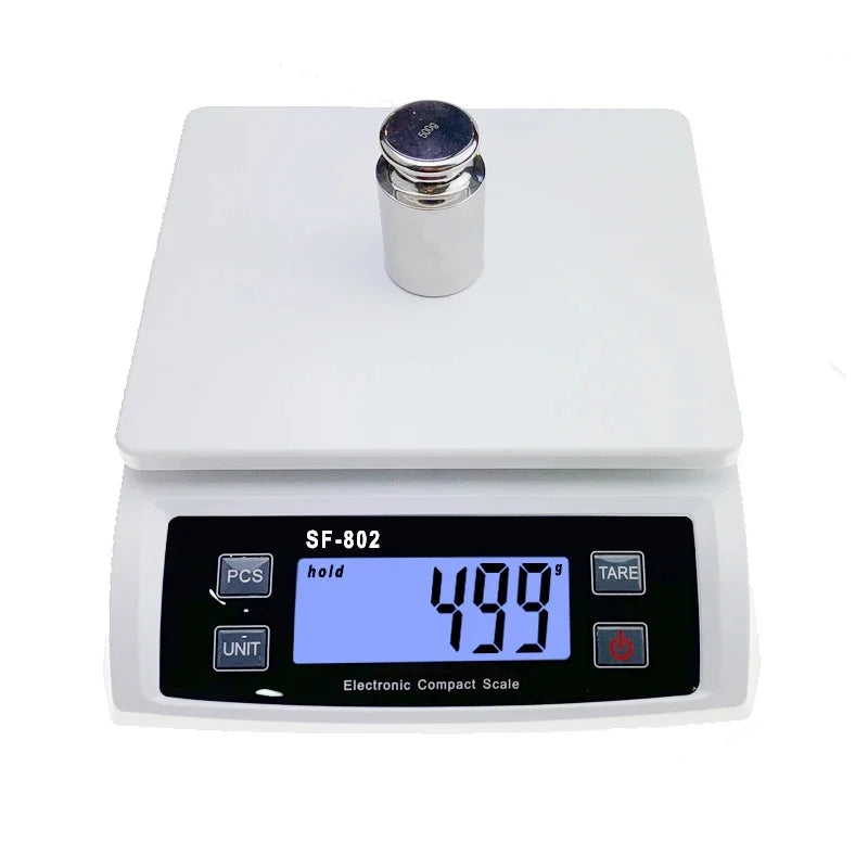 Digital Kitchen Scale – 30KG Weighing Scale with LCD Display & Stainless Steel Platform - ZOOMNSTORE