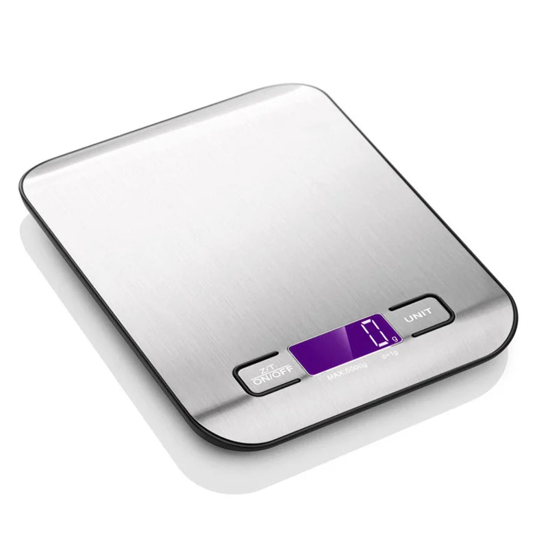 Digital Kitchen Scale - Portable Weighing Scale with LCD Display & USB Charging - ZOOMNSTORE
