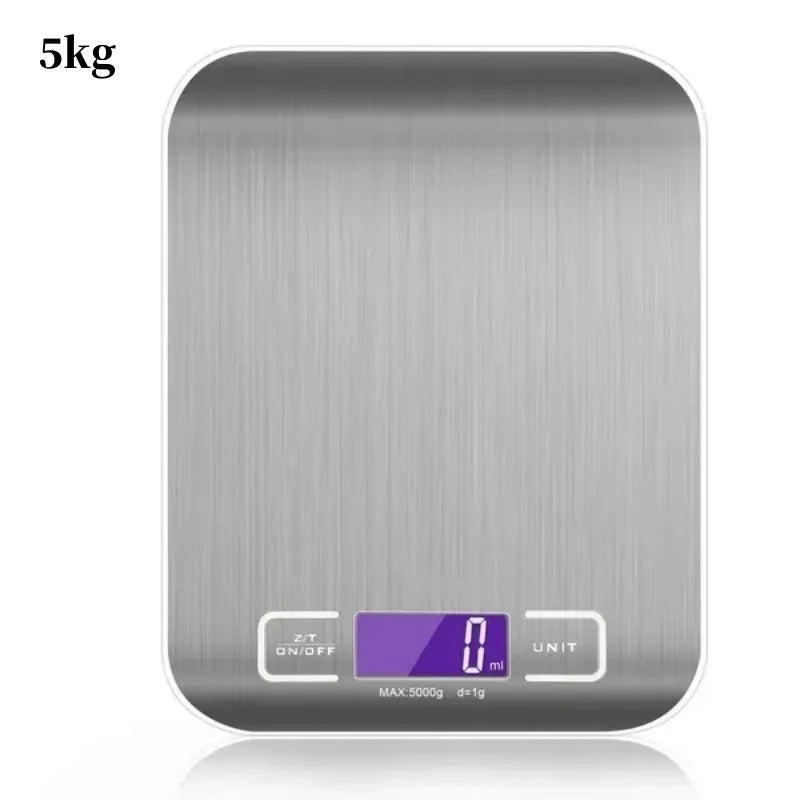 Digital Kitchen Scale - Portable Weighing Scale with LCD Display & USB Charging - ZOOMNSTORE