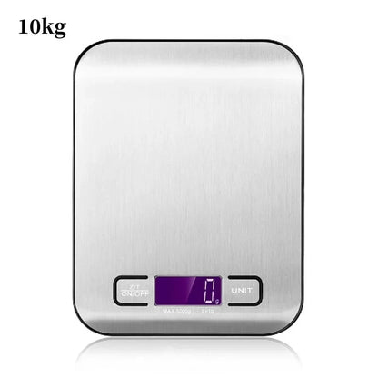 Digital Kitchen Scale - Portable Weighing Scale with LCD Display & USB Charging - ZOOMNSTORE