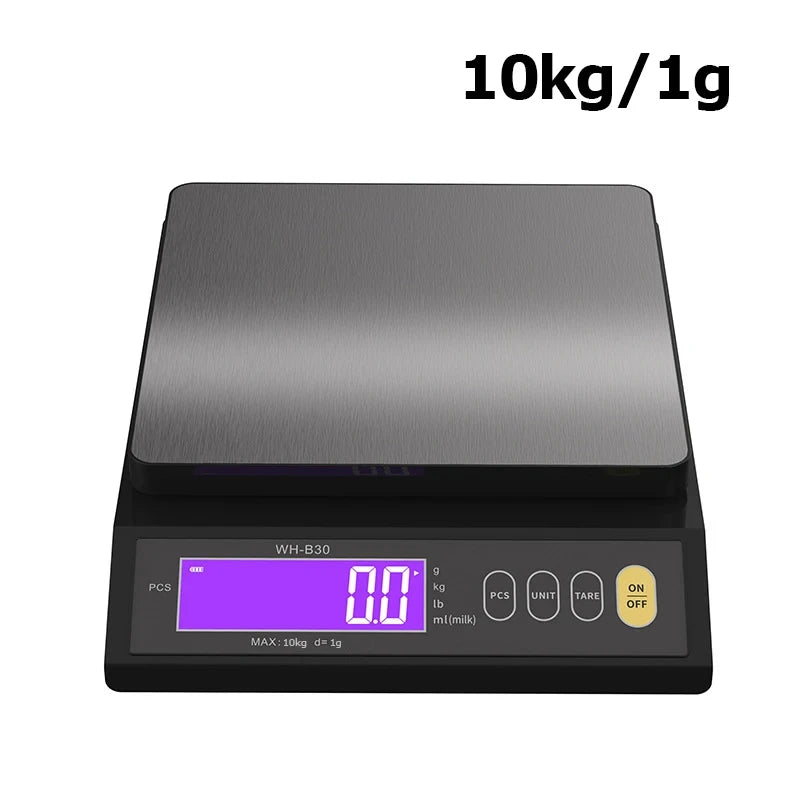Digital Kitchen Scale – Waterproof Stainless Steel Precision Food Scale With LCD Display - ZOOMNSTORE