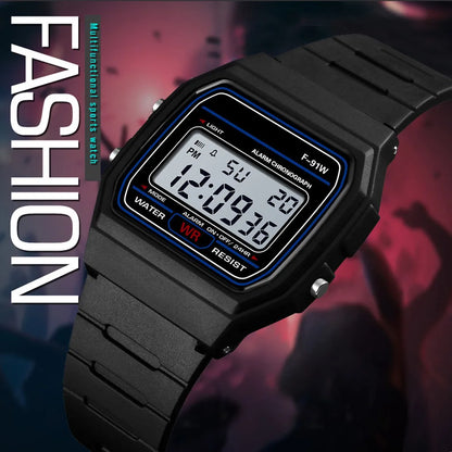 Digital Military Sport Watch - Men's Analog LED Silicone Strap Timepiece - ZOOMNSTORE