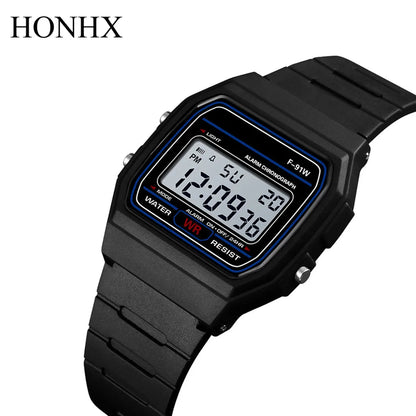 Digital Military Sport Watch - Men's Analog LED Silicone Strap Timepiece - ZOOMNSTORE