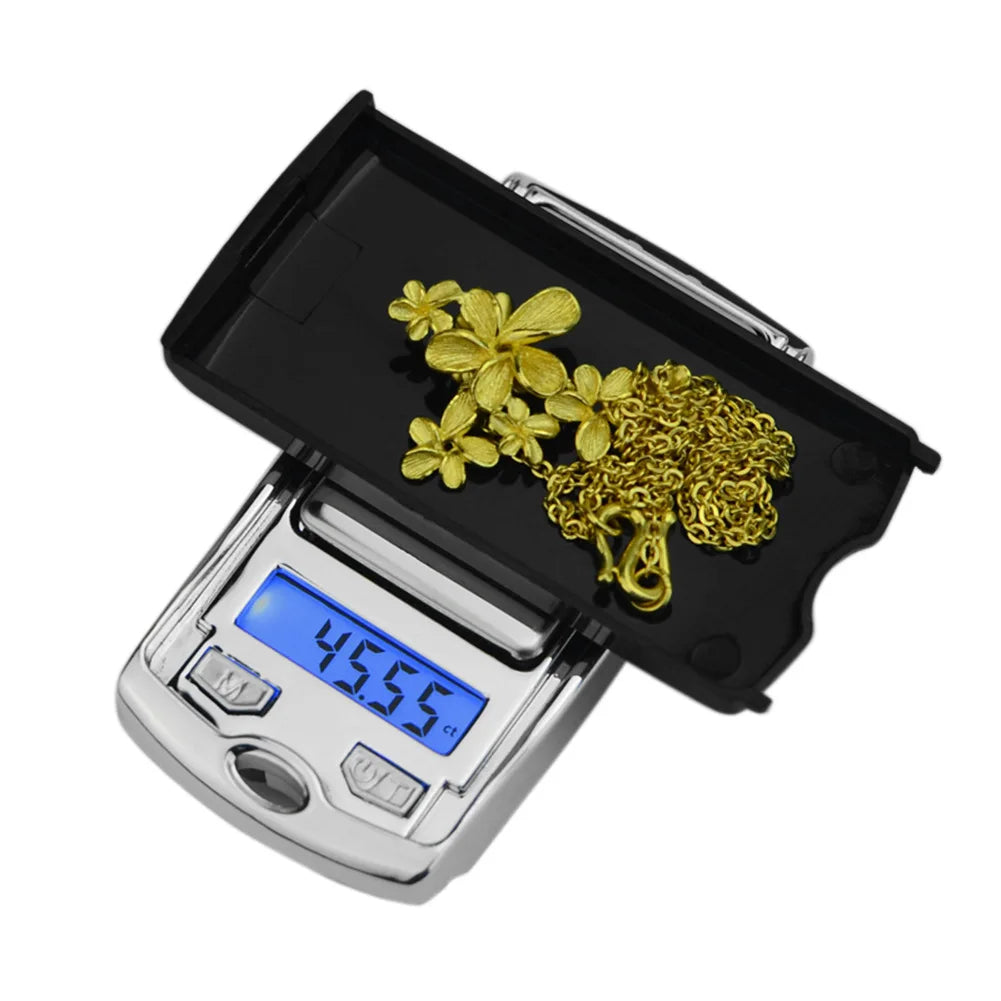 Digital Pocket Scale - Portable Jewelry Precision Mini Scale 200g LCD Backlit Display - ZOOMNSTORE
