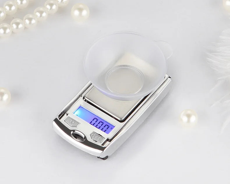 Digital Pocket Scale - Portable Jewelry Precision Mini Scale 200g LCD Backlit Display - ZOOMNSTORE