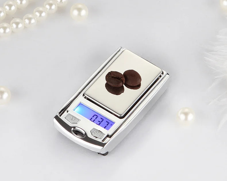Digital Pocket Scale - Portable Jewelry Precision Mini Scale 200g LCD Backlit Display - ZOOMNSTORE