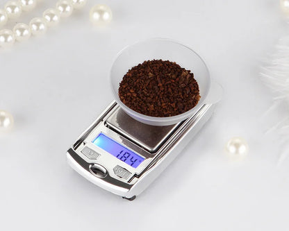 Digital Pocket Scale - Portable Jewelry Precision Mini Scale 200g LCD Backlit Display - ZOOMNSTORE