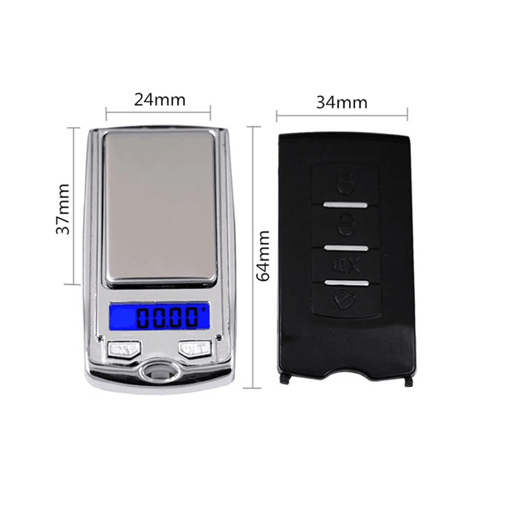 Digital Pocket Scale - Portable Jewelry Precision Mini Scale 200g LCD Backlit Display - ZOOMNSTORE
