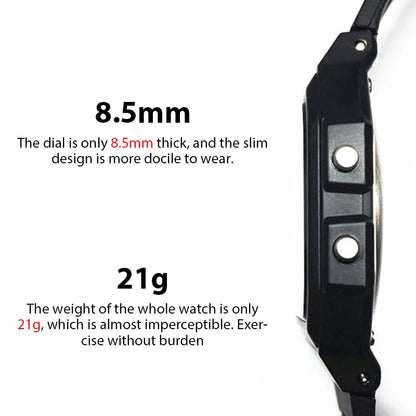Digital Sport Watch – Waterproof LED Multi-Function PU Strap Alarm Clock - ZOOMNSTORE