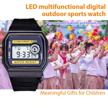 Digital Sport Watch – Waterproof LED Multi-Function PU Strap Alarm Clock - ZOOMNSTORE