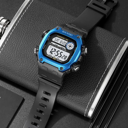 Digital Sport Watch - Waterproof Wristwatch With Countdown Timer & Alarm Function - ZOOMNSTORE