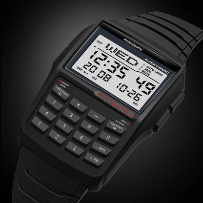 Digital Sports Watch - Men's Luxury Multifunction Calculator LED Electronic Waterproof - ZOOMNSTORE