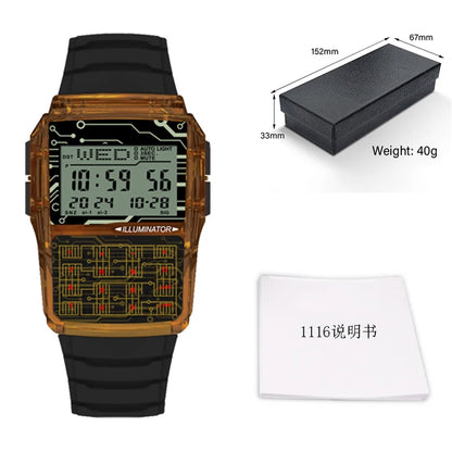 Digital Sports Watch - Men's Luxury Multifunction Calculator LED Electronic Waterproof - ZOOMNSTORE