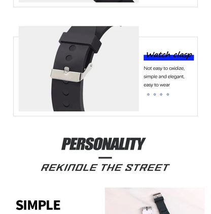 Digital Sports Watch - Multifunctional Fighter Jet Design With Alarm & Calendar - ZOOMNSTORE