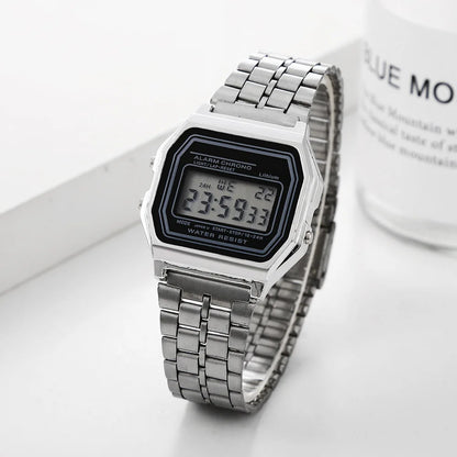 Digital Sports Watch – Vintage LED Display Military Wristwatch With Alarm - ZOOMNSTORE