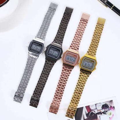 Digital Sports Watch – Vintage LED Display Military Wristwatch With Alarm - ZOOMNSTORE