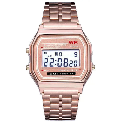 Digital Sports Watch – Vintage LED Display Military Wristwatch With Alarm - ZOOMNSTORE