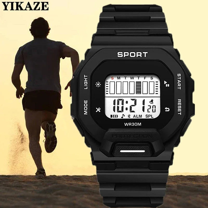 Digital Sports Watch - Waterproof Military LED Display Outdoor Fitness Wristwatch - ZOOMNSTORE