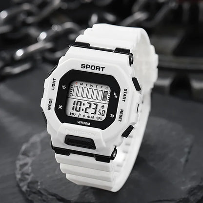 Digital Sports Watch - Waterproof Military LED Display Outdoor Fitness Wristwatch - ZOOMNSTORE